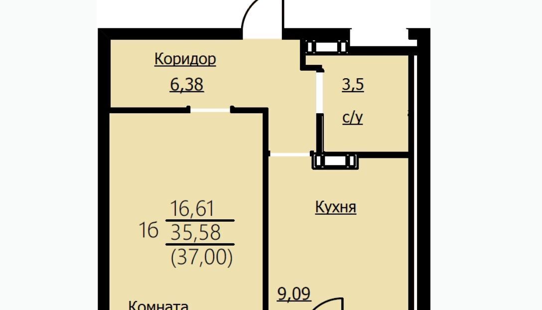 квартира г Ярославль р-н Заволжский ул Красноборская 32а фото 1