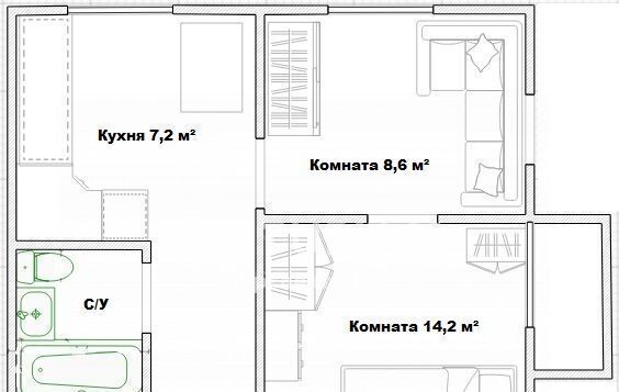 квартира г Москва метро Кузьминки ул Юных Ленинцев 113к/1 фото 5