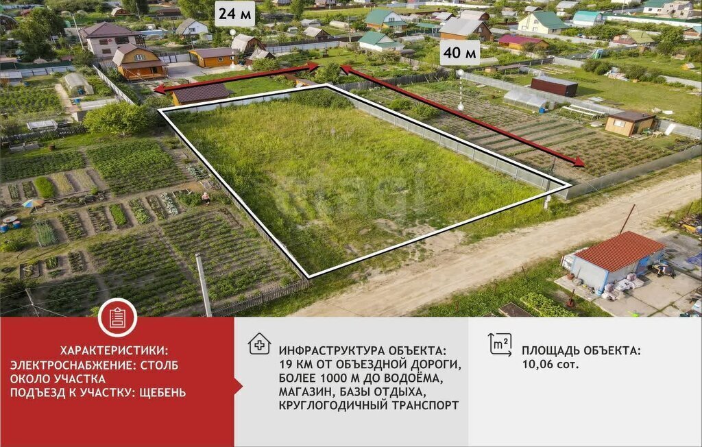 земля р-н Нижнетавдинский ТСН Строитель, 2-я Северная улица фото 1