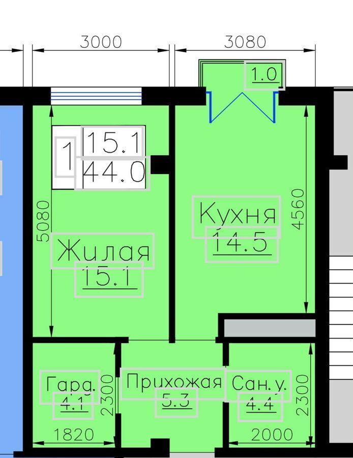 квартира г Нальчик Искож ул Кабардинская 200 фото 20