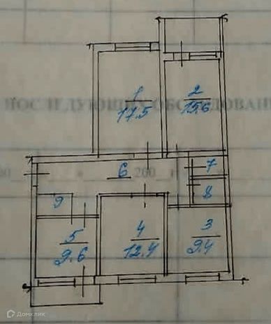 квартира г Махачкала р-н Ленинский городской округ Махачкала, проспект Петра Первого, 107в к 5 / улица Лаптиева, 55Б фото 9