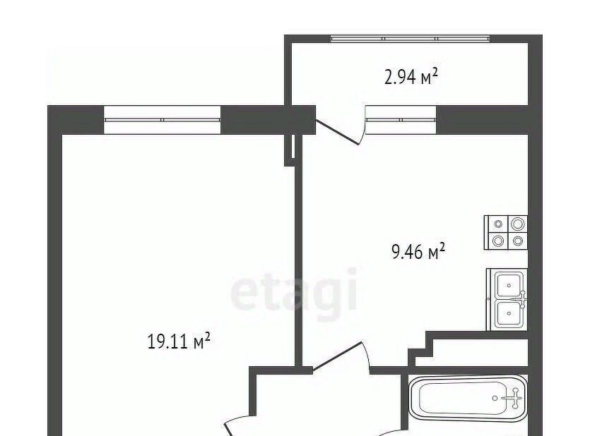 квартира г Калининград р-н Центральный ул Воздушная 66 фото 32