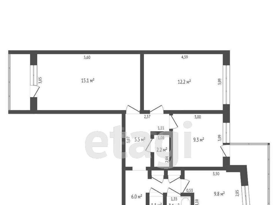 квартира г Калининград р-н Московский ул Генерала Толстикова 23 фото 40