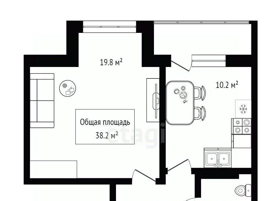 квартира г Новосибирск Золотая Нива ул Добролюбова 162/1 фото 11