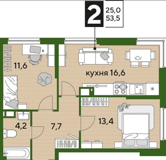 квартира г Краснодар р-н Прикубанский ул Западный Обход 43 микрорайон «Самолёт» фото 8