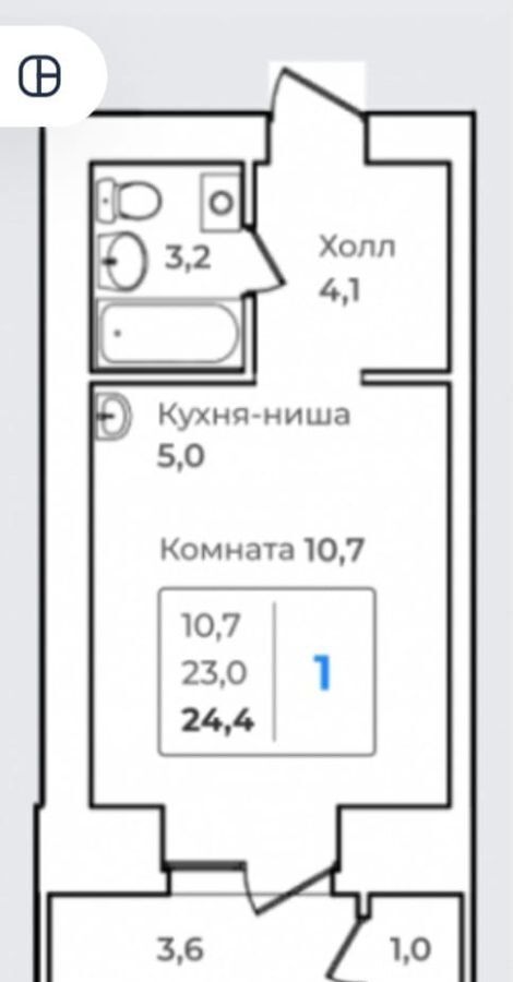 квартира г Благовещенск пер Связной 29/1 фото 4