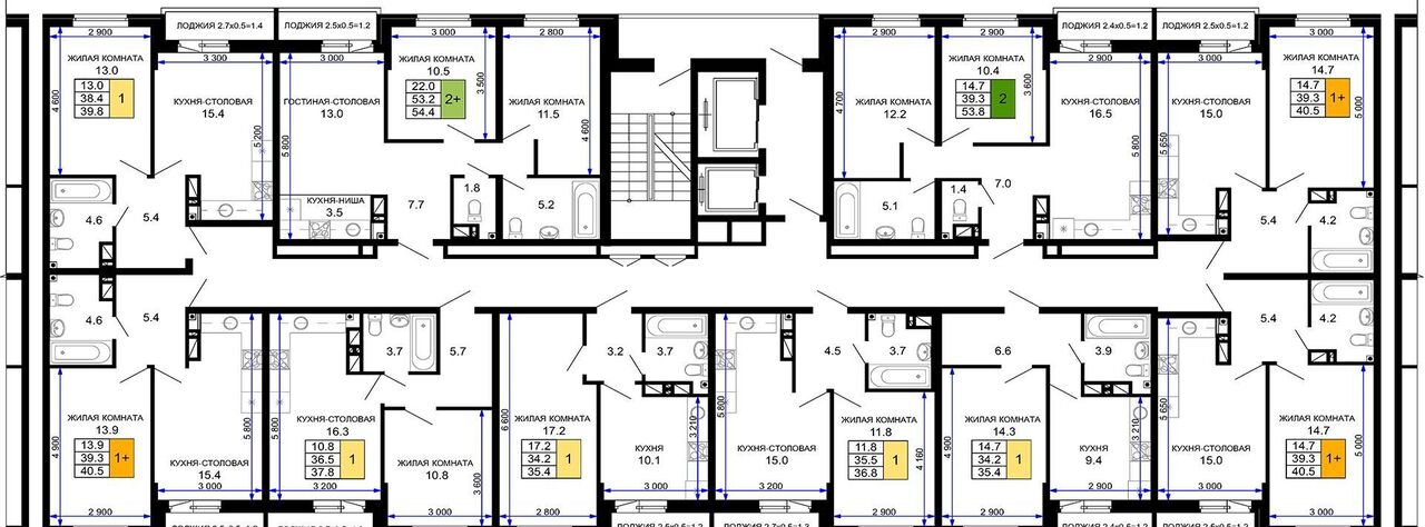 квартира г Краснодар р-н Прикубанский ЖК «Дыхание» фото 2