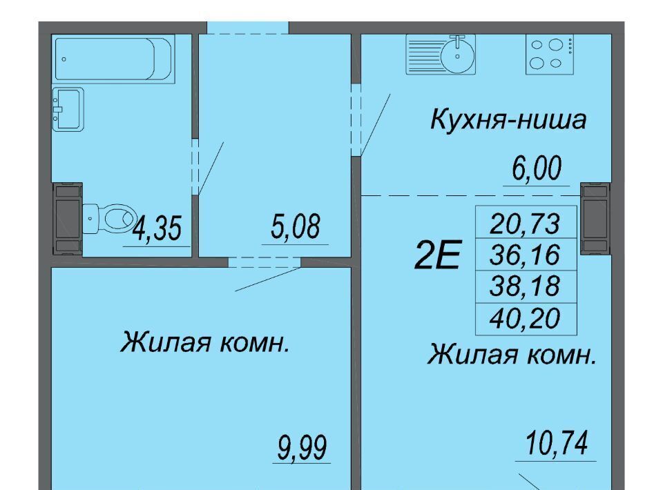 квартира г Хабаровск р-н Индустриальный Южный микрорайон ул Рокоссовского фото 1