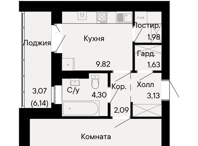 р-н Октябрьский Ривьера жилой квартал фото