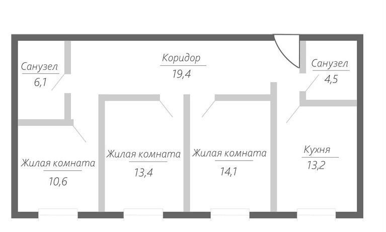 квартира г Тольятти р-н Автозаводский ул Фрунзе 2в фото 4