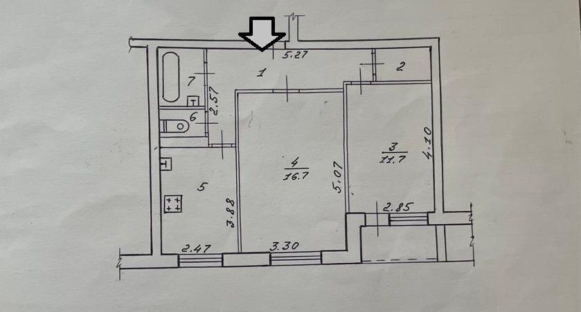 квартира г Волгоград р-н Ворошиловский ул Кузнецкая 32 фото 7