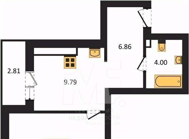 квартира г Калининград р-н Ленинградский ул Согласия 53б фото 1