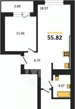 квартира г Калининград р-н Ленинградский ул Согласия 53б фото 1