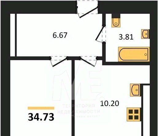 квартира г Калининград р-н Ленинградский ул Согласия 53б фото 1