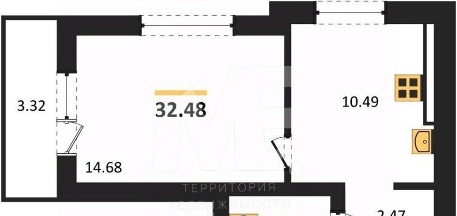 квартира г Калининград р-н Ленинградский ул Согласия 53б фото 1