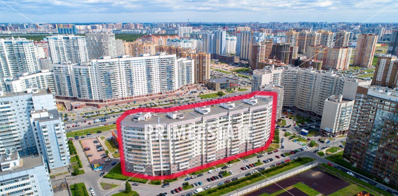 квартира г Санкт-Петербург ул Оптиков 50к/2 Беговая фото 24