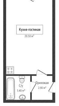 квартира г Краснодар р-н Прикубанский ул Западный Обход 39/2к 1 микрорайон «Самолёт» фото 1