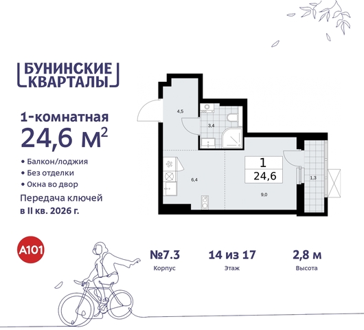 п Сосенское пр-кт Куприна 2 ЖК Бунинские Кварталы Сосенское, Ольховая, Бунинская аллея фото