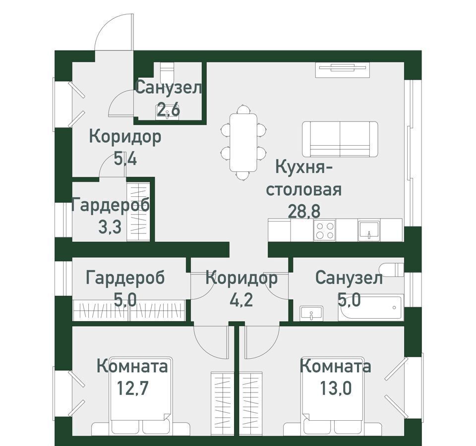 квартира г Челябинск Западный ул Кременкульская 34 Кременкульское сельское поселение фото 1