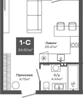 квартира р-н Новосибирский рп Краснообск ЖК «Базилик» Площадь Маркса фото 1