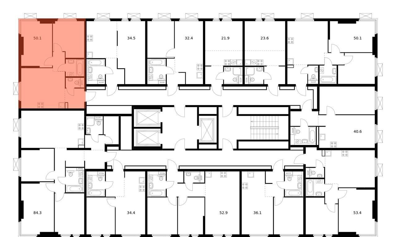 квартира г Москва метро Нагатинская Второй Нагатинский корп. 1. 2 фото 2