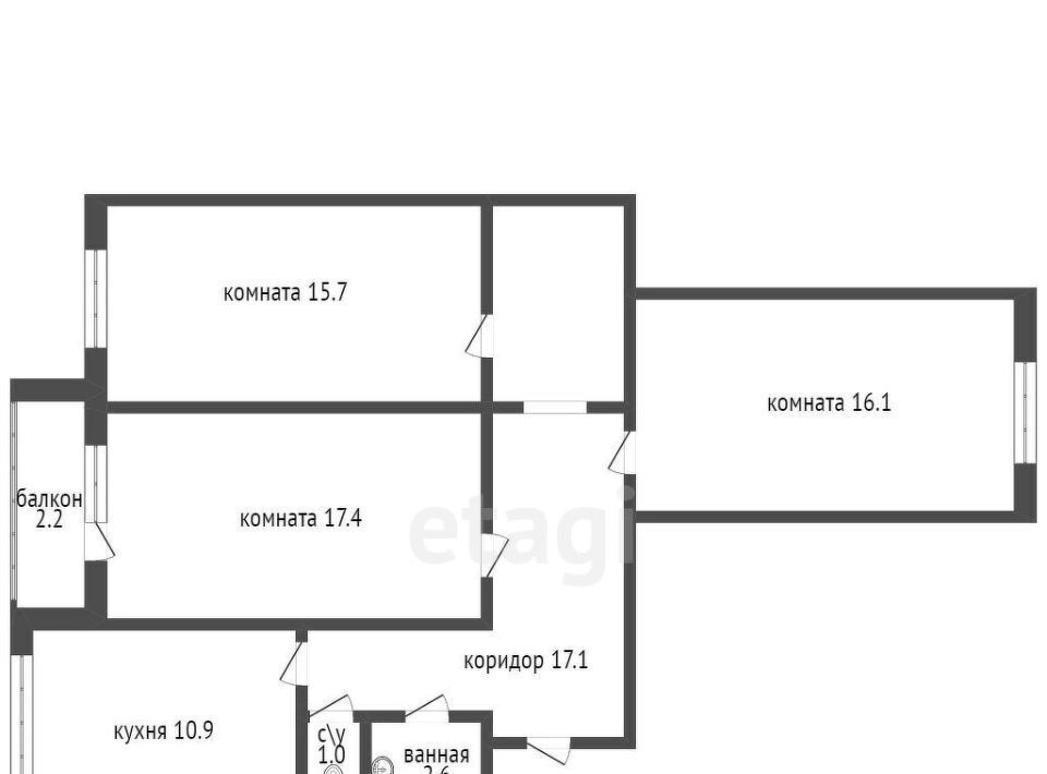 квартира г Ростов-на-Дону р-н Ворошиловский Северный б-р Комарова 24 фото 2