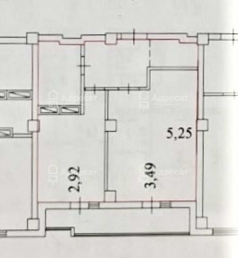 квартира г Волгоград р-н Советский ул им. Малиновского 4а фото 23