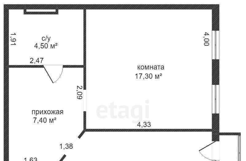 квартира г Калининград р-н Ленинградский ул Балашовская 3 фото 32