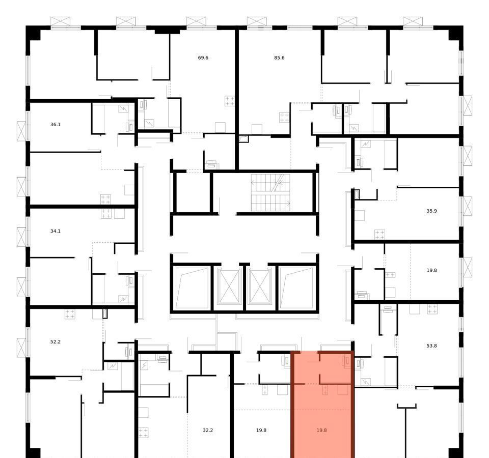 квартира г Москва метро Щербинка ЖК Никольские Луга 3/2 фото 2