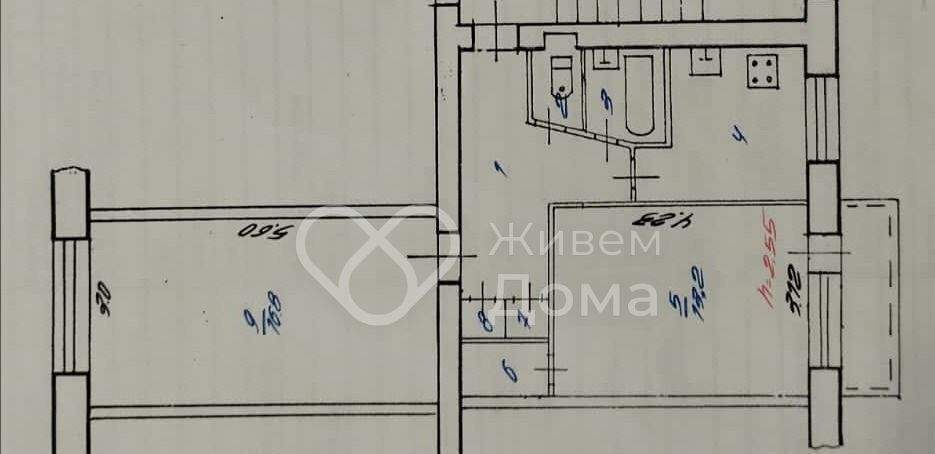 квартира г Волгоград р-н Красноармейский ул Судостроительная 43 фото 21