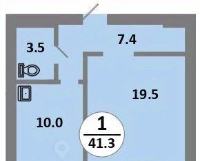 квартира г Красноярск р-н Советский ул Соколовская 52 фото 1