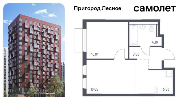 д Мисайлово ЖК «Пригород Лесное» Зябликово, к 18 фото