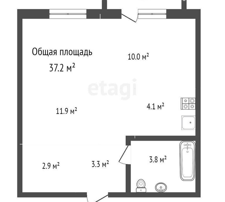 квартира г Барнаул р-н Индустриальный проезд Северный Власихинский 122к/2 фото 1