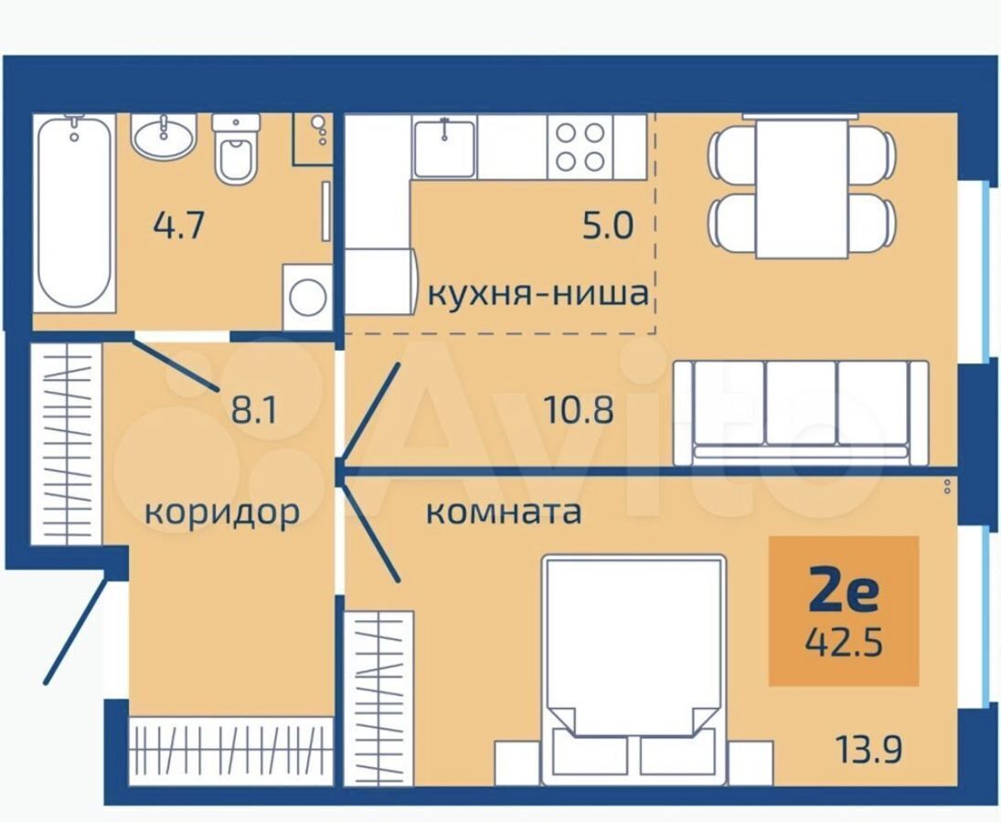 квартира г Пермь р-н Мотовилихинский ул Целинная 59 ЖК «Патриот» корп. 1 фото 1