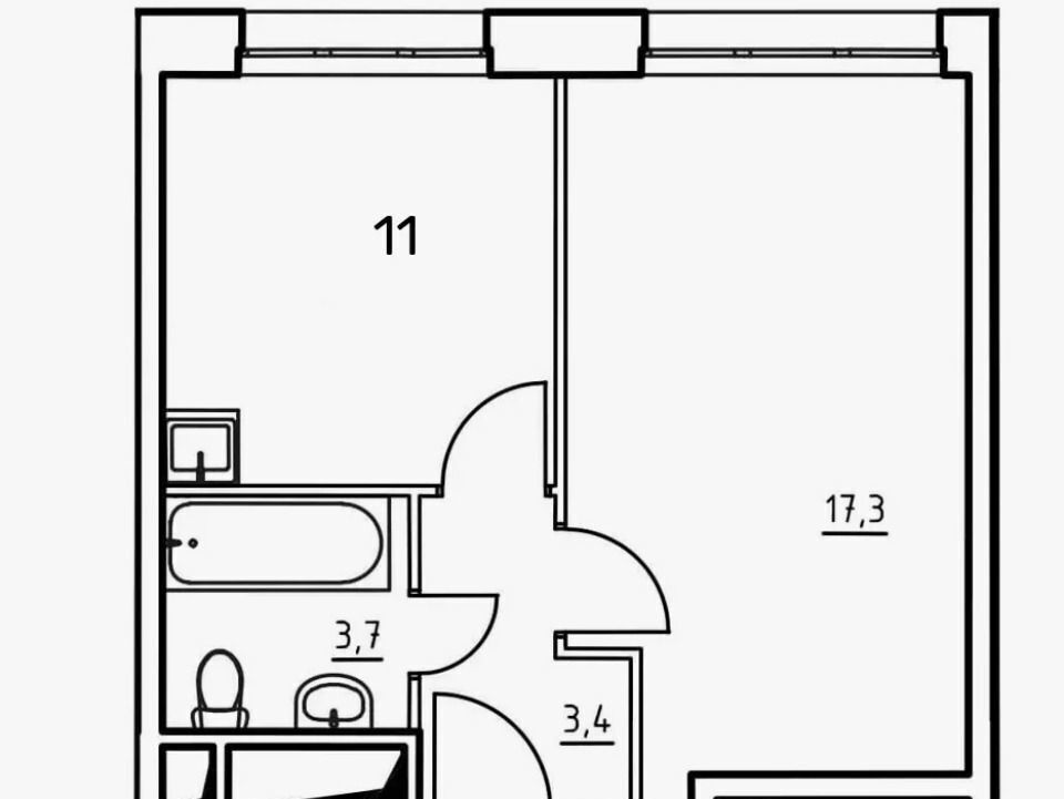 квартира г Краснодар р-н Прикубанский ул Уссурийская 27 фото 6