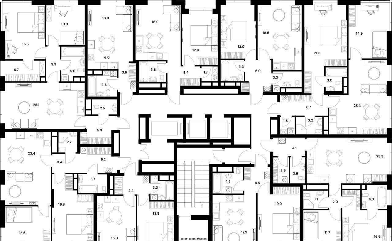 квартира г Москва метро Спартак ул Летняя жилой район ÁLIA стр. 10-F, корп. 3 фото 2