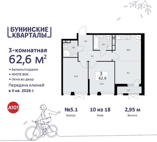 пр-кт Куприна 2 ЖК Бунинские Кварталы метро Коммунарка метро Улица Горчакова Сосенское, Ольховая, Бунинская аллея фото