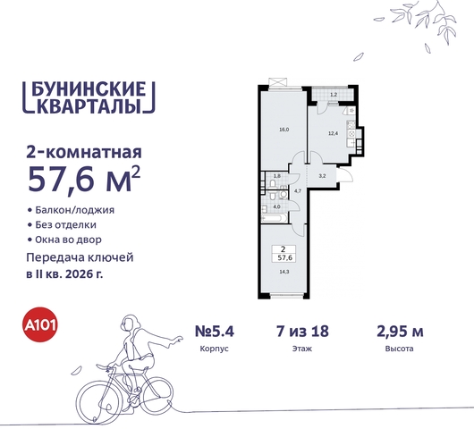 п Сосенское пр-кт Куприна 2 ЖК Бунинские Кварталы Сосенское, Ольховая, Бунинская аллея фото