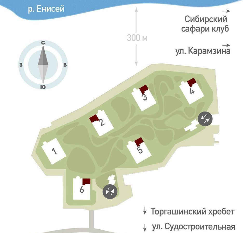 квартира г Красноярск р-н Свердловский ул Складская 24 ЖК «Портовый» фото 3