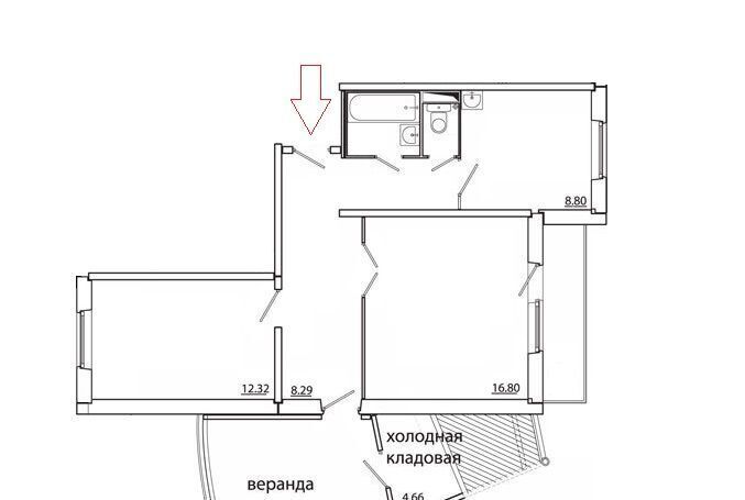 квартира г Красноярск р-н Советский ул 9 Мая 53 фото 20