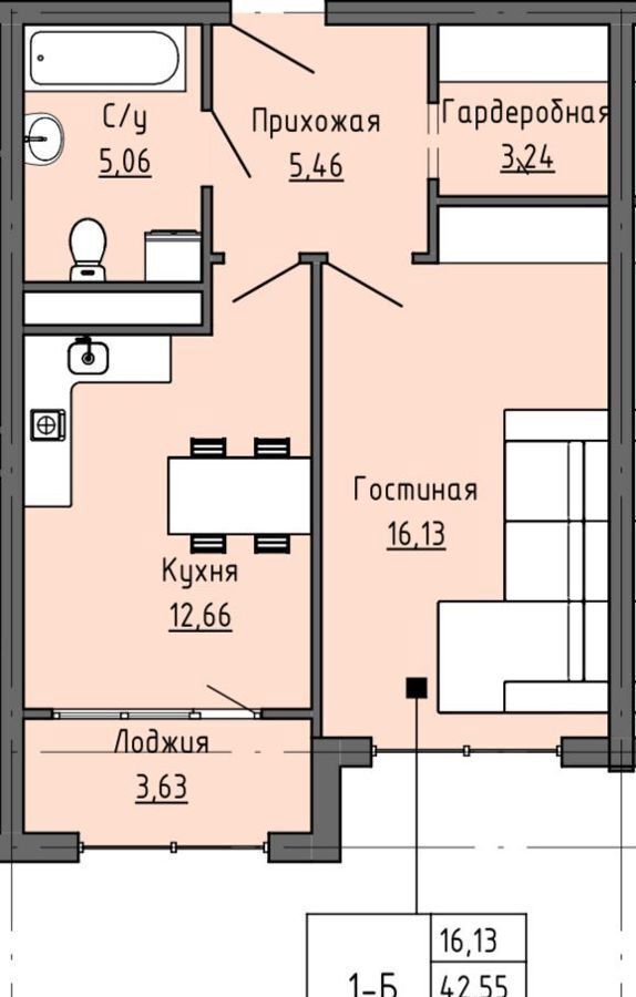 квартира г Грозный пр-кт им В.В.Путина 1а Ахматовский район фото 2