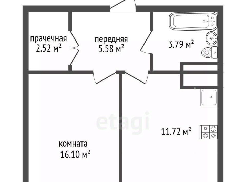 квартира г Ростов-на-Дону р-н Пролетарский Берберовка ул Горсоветская 77 ЖК «Эталон» фото 1