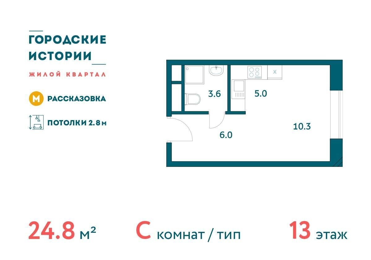 квартира г Москва п Внуковское ул Анны Ахматовой 2 метро Рассказовка фото 1