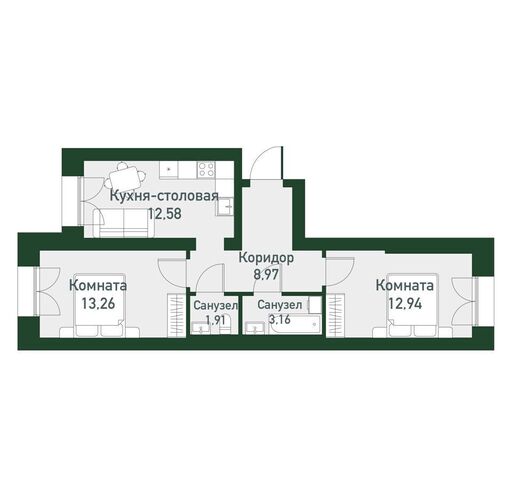 р-н Ленинский кв-л 45, стр. 1. 2 фото