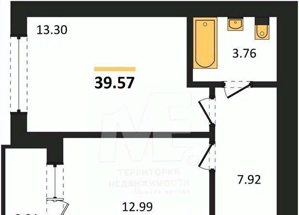 квартира г Калининград р-н Московский ул Крейсерская 13к/1 фото 1