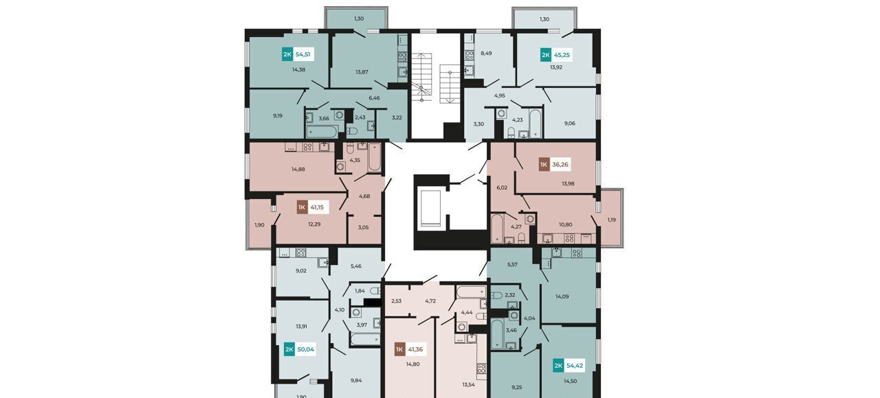 квартира р-н Аксайский п Темерницкий б-р Ростовский з/у 2А, корп. 5, Ростов-на-Дону фото 14