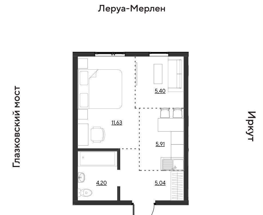 квартира г Иркутск р-н Свердловский ул Набережная Иркута 3 Свердловский административный округ, Жилой квартал «Затон» фото 1