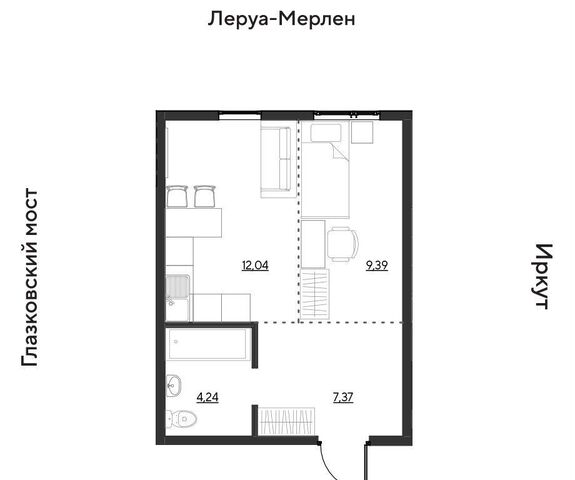 квартира р-н Свердловский ул Набережная Иркута 3 фото