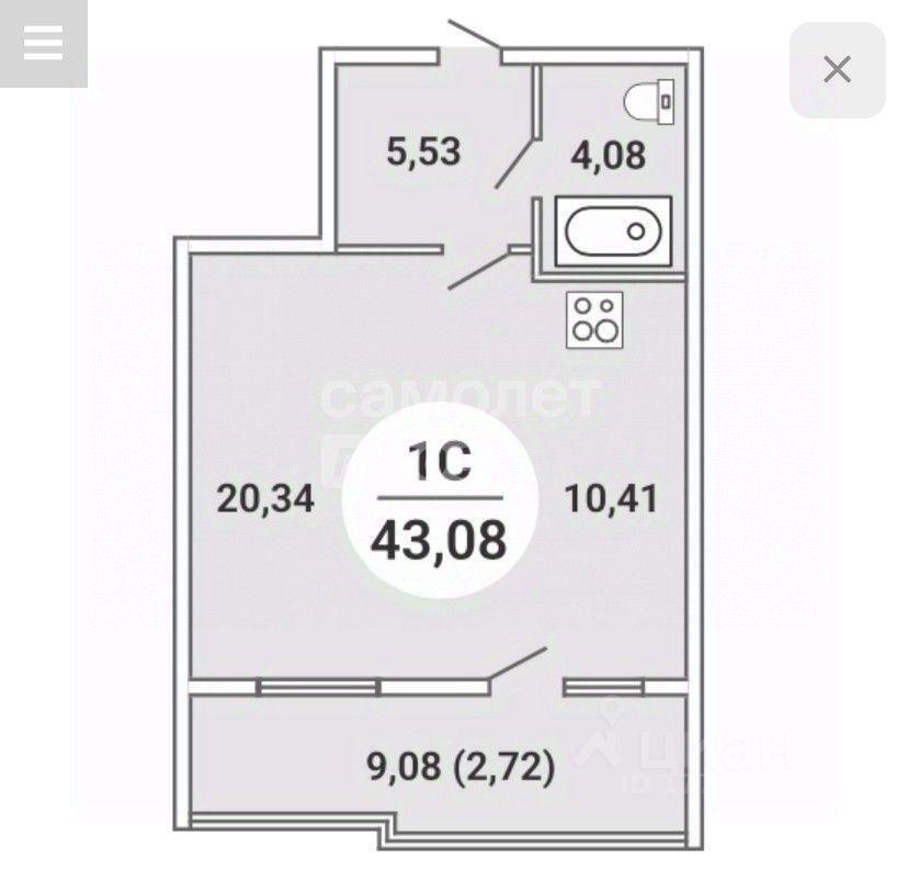 квартира г Новосибирск ул Оловозаводская 630033 6 фото 2