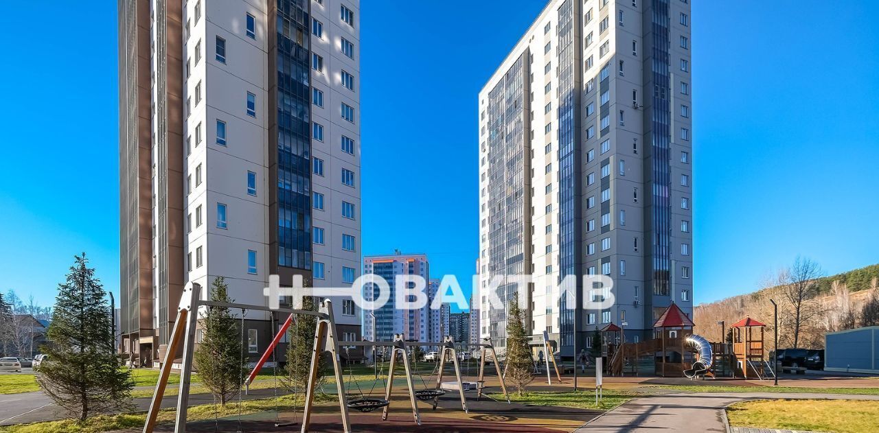 квартира г Новосибирск Октябрьская ул Заречная 49 микрорайон «Весенний» фото 31